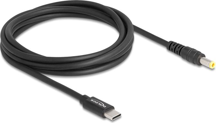 Produktbild Delock Ladekabel USB-C zu 5.5 x 2.5 mm Stecker 1.5 m