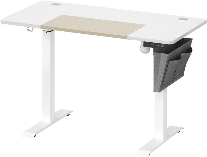 Songmics Piètement de table avec plateau 120 x 60 cm, réglable en hauteur (120 x 60 x 120 cm)
