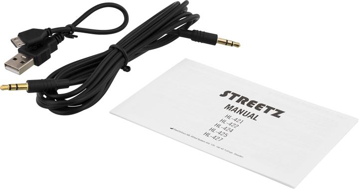 Produktbild Streetz HL-BT400 (keine Geräuschunterdrückung, 22 h, Kabellos, Kabelgebunden)