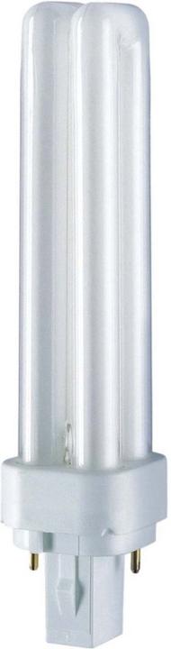 Produktbild Osram LEDVANCE Kompaktleuchtstofflampe DULUX D26W/865 (G24d-3, 27.30 W, 1600 lm, 2 x, B)
