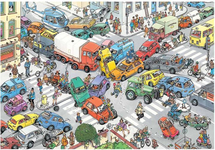 Produktbild Jan van Haasteren Verkehrschaos (3000 Teile)