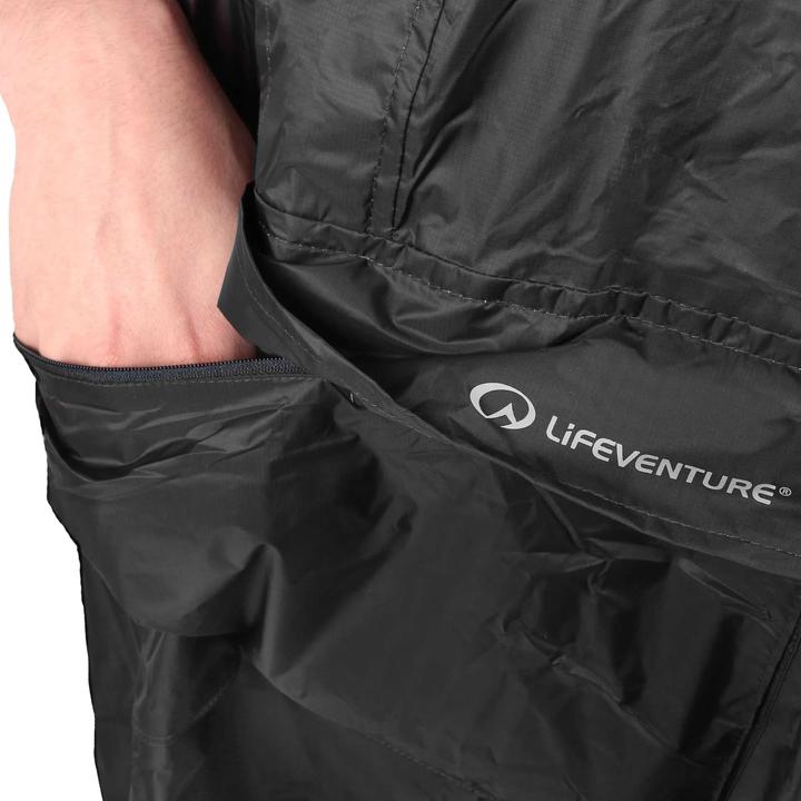Actual product image Lifeventure Poncho, Black (One size)