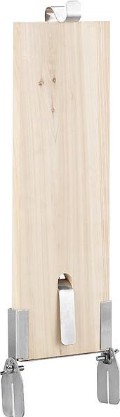 Actual product image Rosenstein & Söhne Flame salmon boards with inclinable stainless steel holder, set of 2