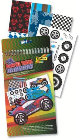 Actual product image Folia Bringmann Stencil Book Trucks small