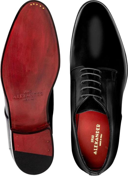 Actual product image Alexander 1910 Derby Montenapoleone - Black Smooth Calf (40)