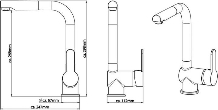 Image du produit Schütte LONDON Spültischarmatur Niederdruck