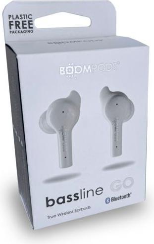Image du produit Boompods Bassline GO Bluetooth® HiFi In Ear Headphones Casque intra-auriculaire, contrôle du volume (ANC, 23 h, Sans fil)