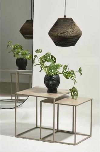 Produktbild Villa Collection Blumentopf Kopf, 17.8 cm, Keramik, Schwarz (17.80 cm)