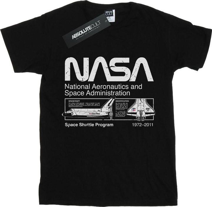 Actual product image Nasa Boys Classic Space Shuttle T-Shirt (116)