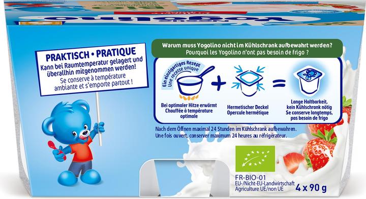 Image du produit Yogolino Fraise bio (360 g)
