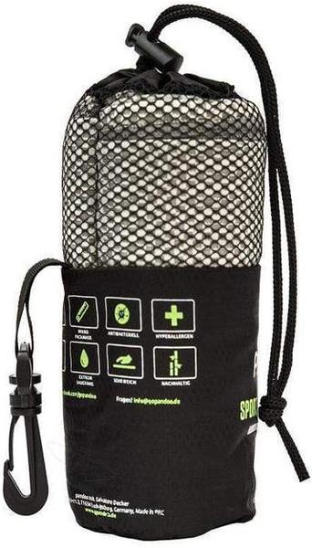 Pandoo Bambus-Handtuch, S - 80 x 40cm, grau (80 x 40 cm)