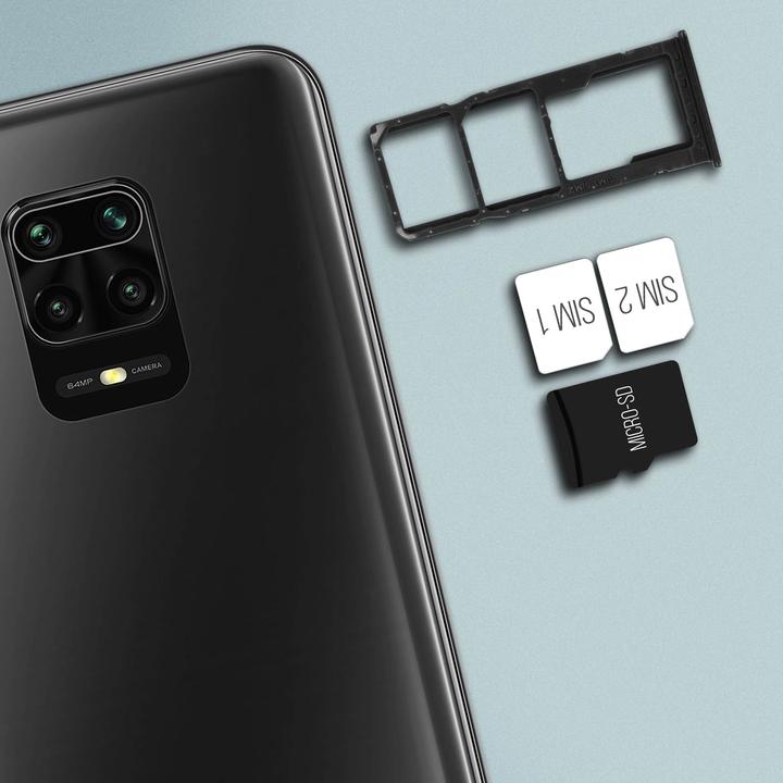 Immagine prodotto Clappio 2x SIM + 1x Micro-SD card holder spare part for Xiaomi Redmi Note 9 - Black (Porta SIM, Xiaomi Redmi Note 9)