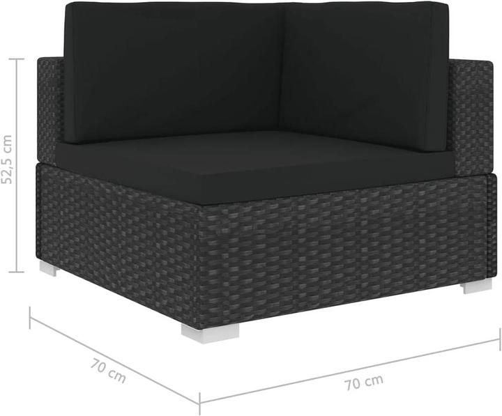 Produktbild VidaXL Ecksofa
