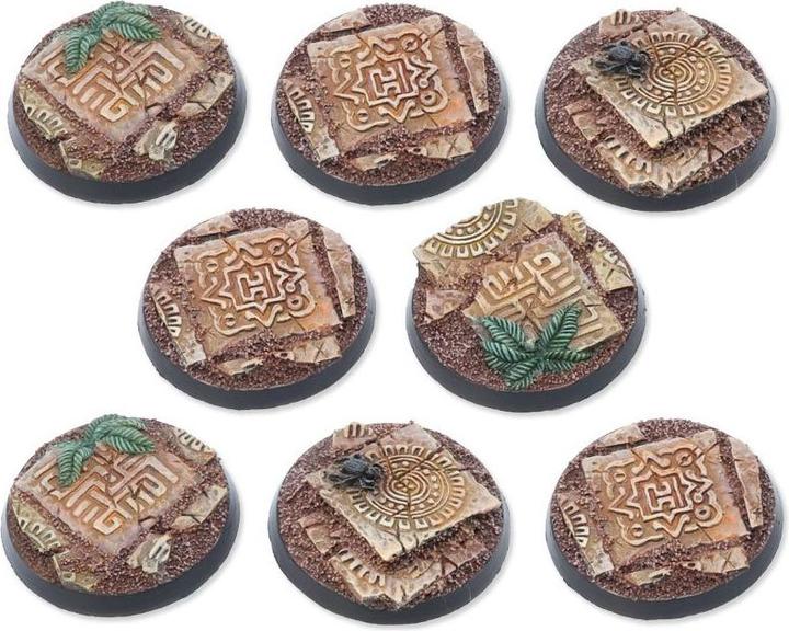Tabletop-Art Lizard City Bases - 40mm DEAL (8) (Plastic)