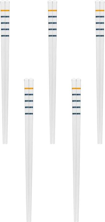 Image du produit JTI Baguettes en porcelaine - design luxueux - 5 paires (Baguettes)