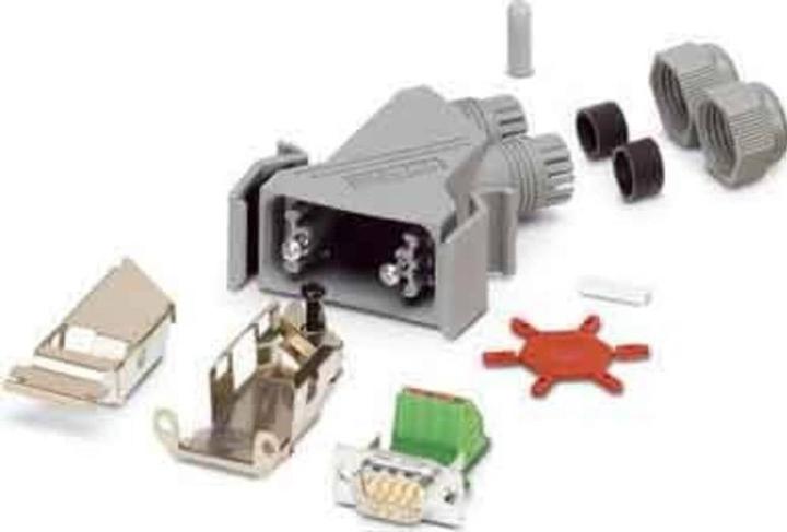 Image du produit Phoenix Contact Connecteur D-SUB 180 ° Nombre de pôles/broches : 9 Ressort de traction VS-09-PROFIBUS-SP 1 pc.