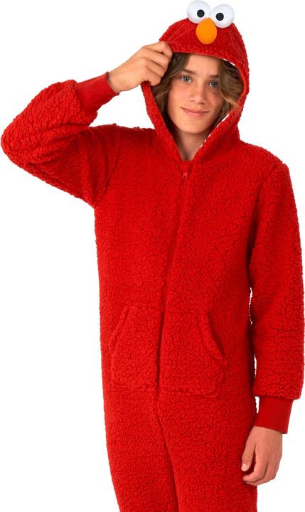 Actual product image OppoSuits Elmo Onesie für Kinder (110, 116, 122, 128)