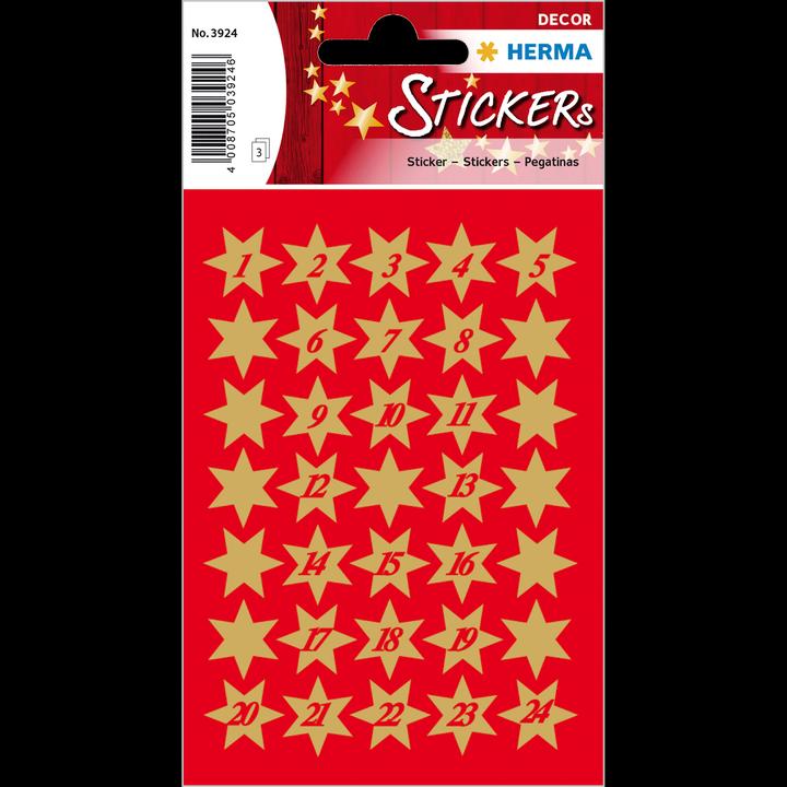 Image du produit Herma Stickers étoiles