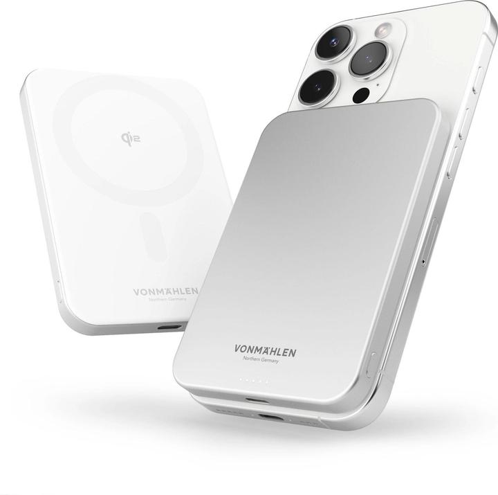 Produktbild Vonmählen Evergreen MagSafe Powerbank 5000 mAh (5000 mAh, 15 W, 19.25 Wh)