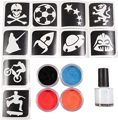 Produktbild Grimas Glitter-Tattoo Set Sport