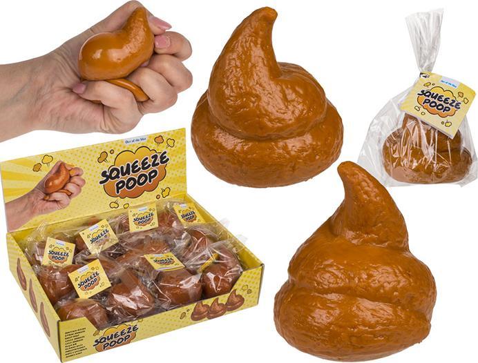 Actual product image Magni Joke poo pile Squeeze Poop 70x60mm