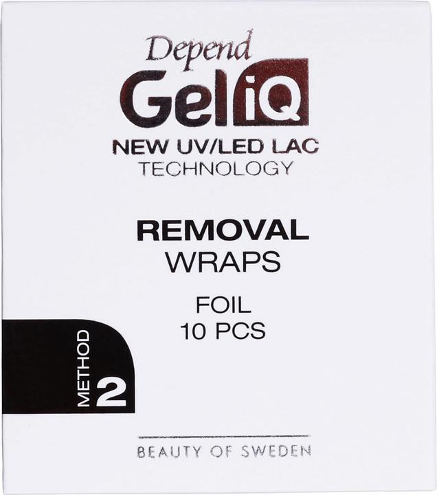 Depend Gel iQ Removal Wraps Foil