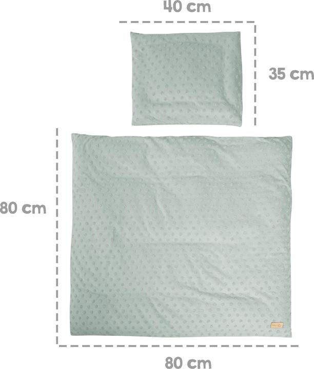 Produktbild Roba Wiegenset 2-teilig Lil Planet frosty green (80 x 80 cm, 80 x 80 cm)