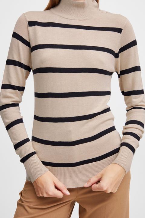 Actual product image B.young BYMMPIMBA1 BUTTON JUMPER - 20813511 (S)