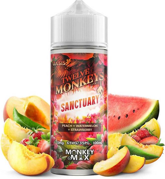 Immagine prodotto Twelve Monkeys Santuario 100ml shortfill (Anguria, Fragola)
