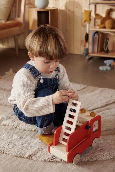 Actual product image Liewood Fire Truck Eigil Classic Navy Multi Mix