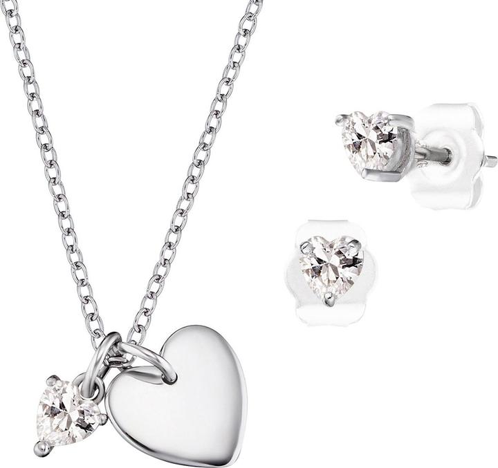 Engelsrufer Herz Set (Mit Stein(en), Silber 925)