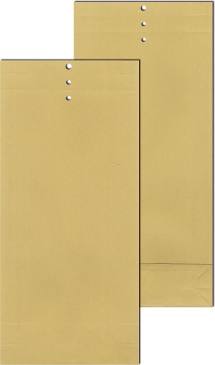 Immagine prodotto Mailmedia Sacchetto portacampioni 2x scanalato, 3x perforato, 120 g/mq piega 40 mm, marrone natron, peso (4010 x)