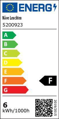 Energy Label Näve LED Stripe (Warm white, 500 cm, Indoor)