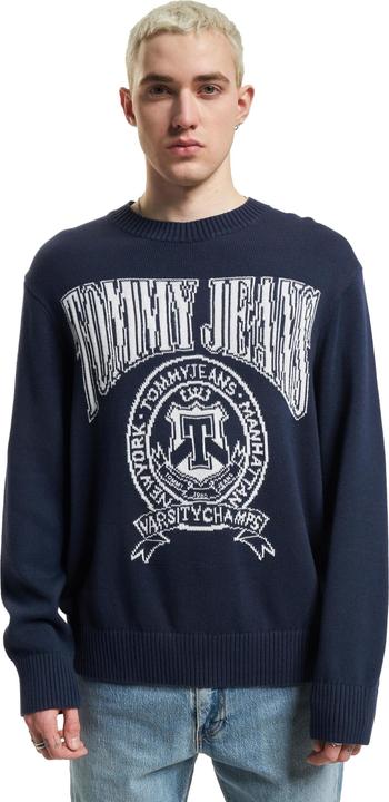 Produktbild Tommy Hilfiger Tommy Jeans Relaxed Varsity Jacquard Knit Sweater - 88647 (S)