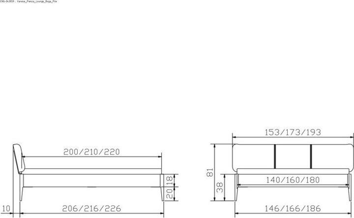 Produktbild Hasena Varese 20 (180 x 200 cm)
