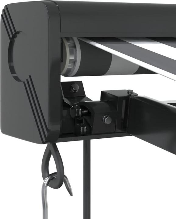 Image du produit VidaXL Markise Einziehbar Gelenkarmmarkise Sonnenmarkise Anthrazit Weiss Stoff (4.50 m)