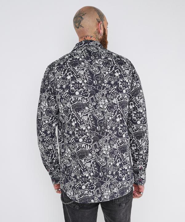 Produktbild Joe Browns Comic Print Graphic Long Sleeve Shirt (M)