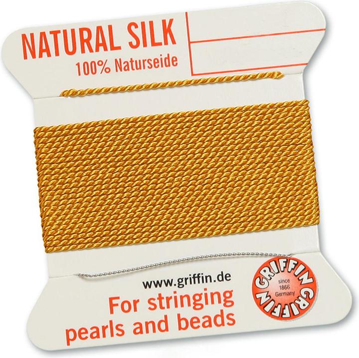 Produktbild Leyda Naturseide 2 Meter mit Nadel