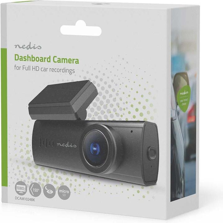 Produktbild Nedis Dash Cam - 1080p@30fps - 2 MPixel - LCD - Nachtsicht - Schwarz (Nachtsicht, WLAN, Full HD)
