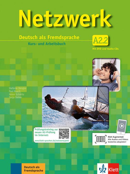 Produktbild Netzwerk / Kurs- und Arbeitsbuch A2, Teilband 2 mit 2 Audio-CDs und DVD (Deutsch, Tanja Mayr-Sieber, Helen Schmitz, Stefanie Dengler, Paul Rusch, 2013)