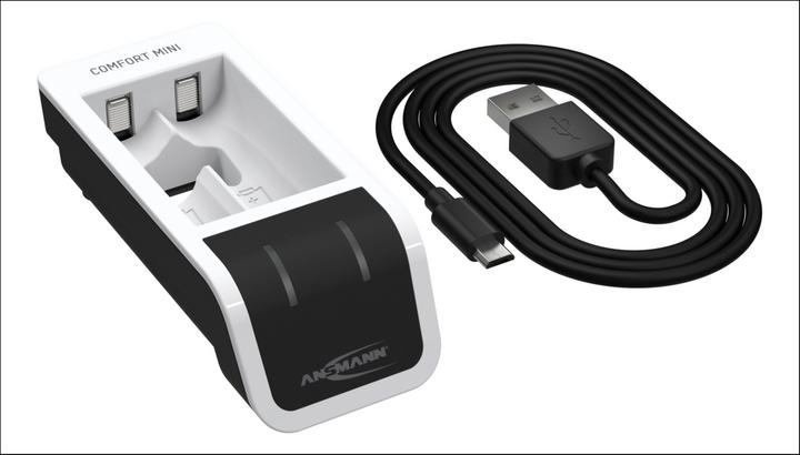 Actual product image Ansmann Comfort Mini Charger (1 pcs., AAA, AA, 800 mAh, Battery + charger)