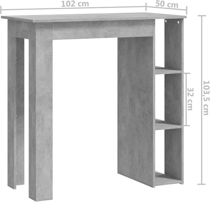 Produktbild VidaXL Duklida (102 x 50 x 103.5 cm)