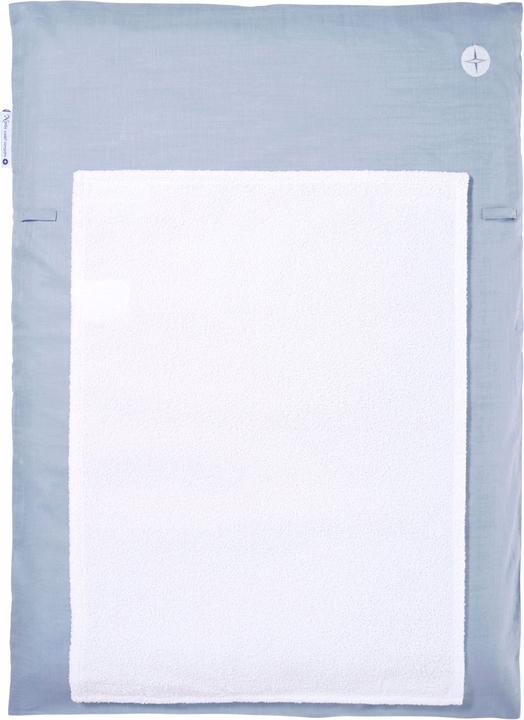 Produktbild nordic coast company Wickelauflage Blau Grau schmal