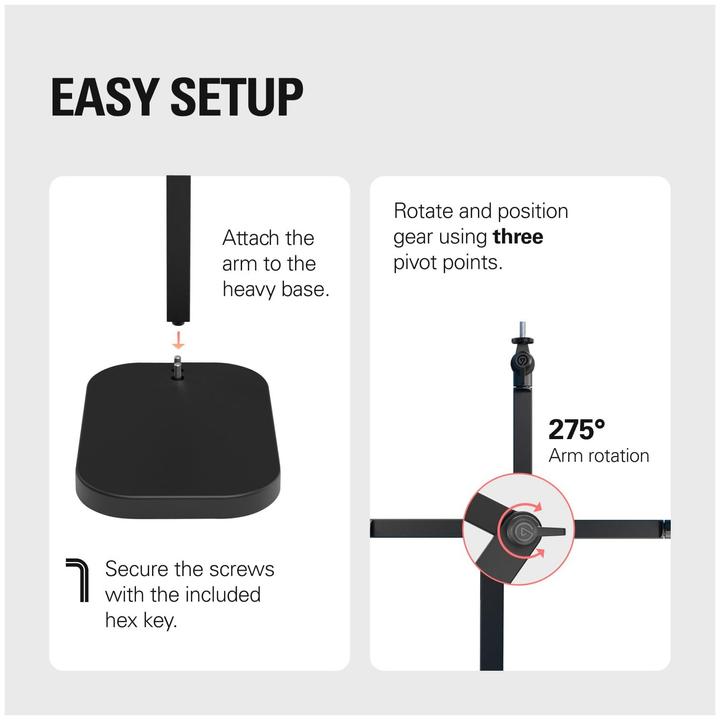 Actual product image Elgato Wave Desk Stand