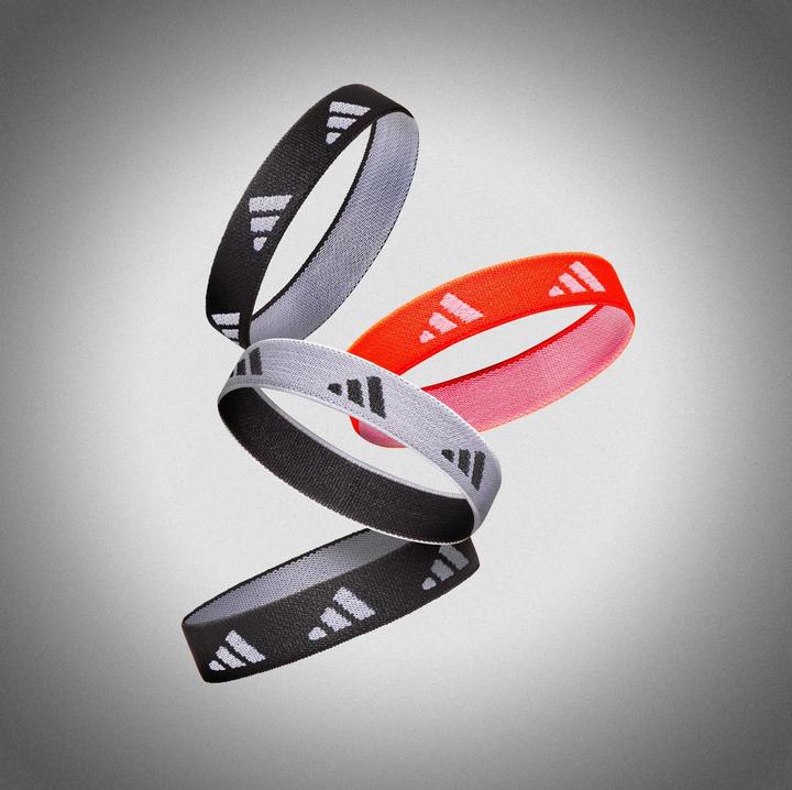 Immagine prodotto adidas Hair Ties Schwarz, Weiss, Solar Rot