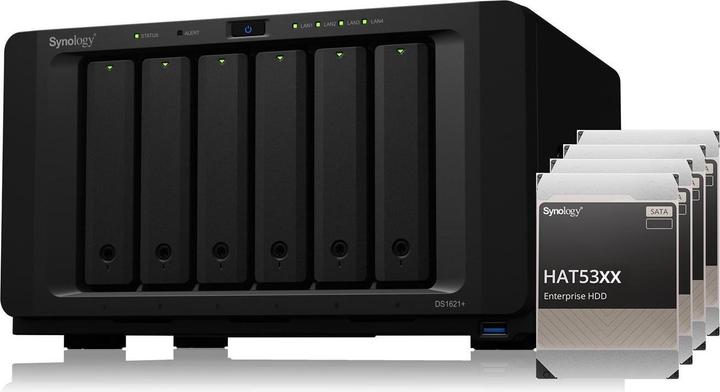 Produktbild Synology DS1621+ (6 x 16 TB, Synology HAT 53xx)