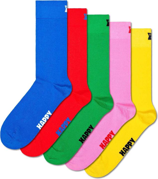 Image du produit Happy Socks Solid (Pack de 5, 36 - 40)