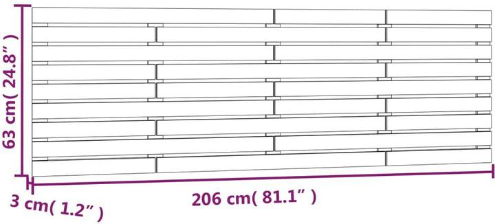 Immagine prodotto VidaXL Bako (206 x 3 x 63 cm)