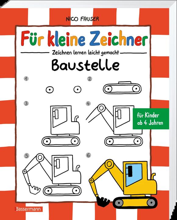 Image du produit Für kleine Zeichner - Baustelle (Allemand, Nico Fauser, 2016)
