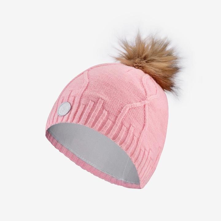 Produktbild Wedze Mütze Erwachsene Zopfmuster - Fur Virgin rosa